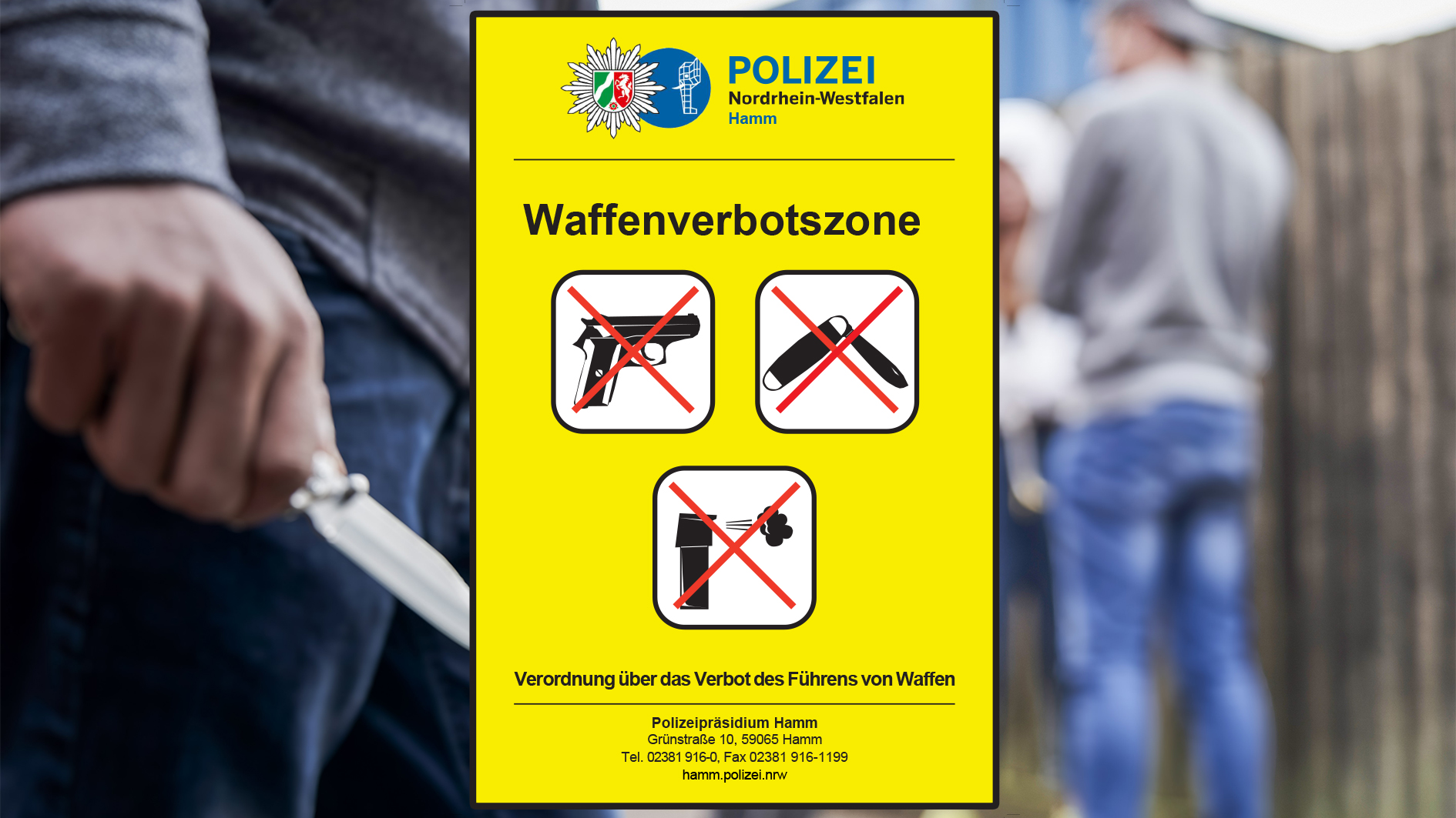 Waffenverbotszone