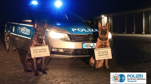#stayathome Polizei Wuppertal