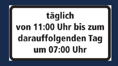 Zusatzschild Waffen- und Messerverbotszone im Bahnhofsquartier