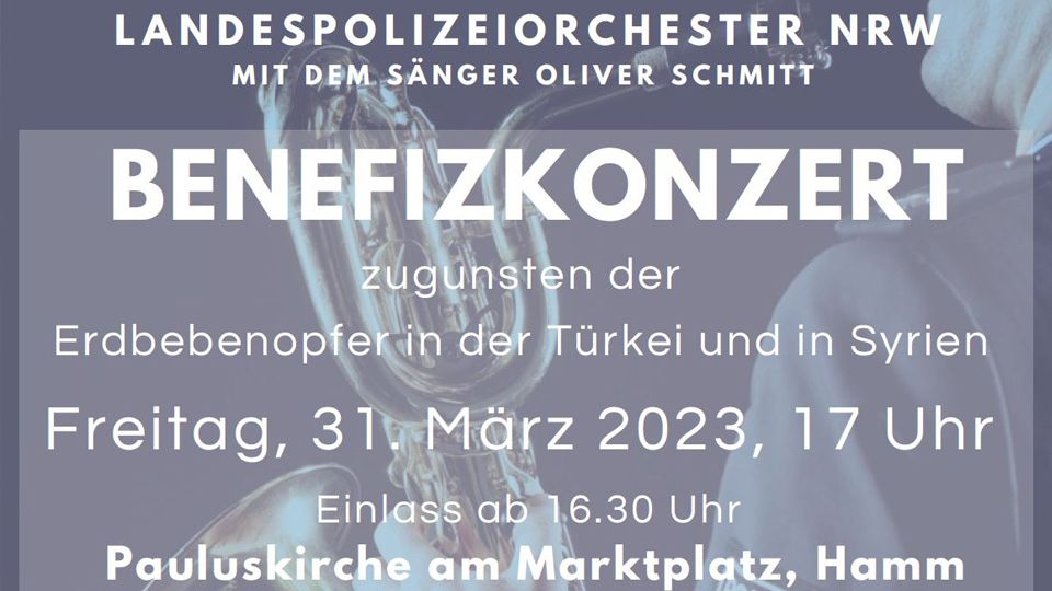 Benefizkonzert Landespolizeiorchester 2023